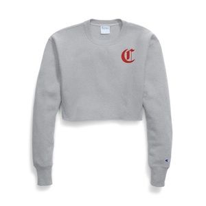 Champion Old English Cropped Sweatshirt